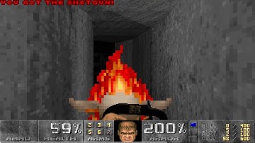 Newdoom Community Project Map07 UV Max in 10m21s by Never Again