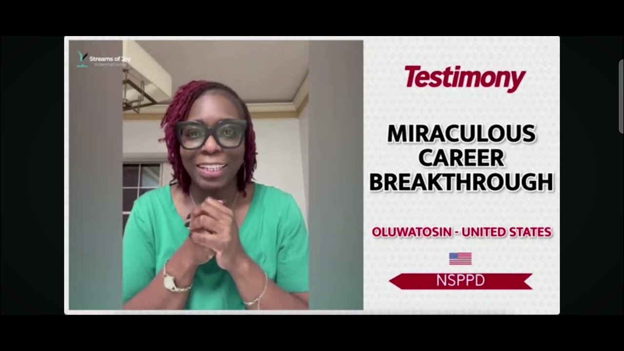 RECEIVE YOUR CAREER BREAKTHROUGH IN JESUS NAME #NSPPD#NSPPDEvidence#Testimony #Viralvideo