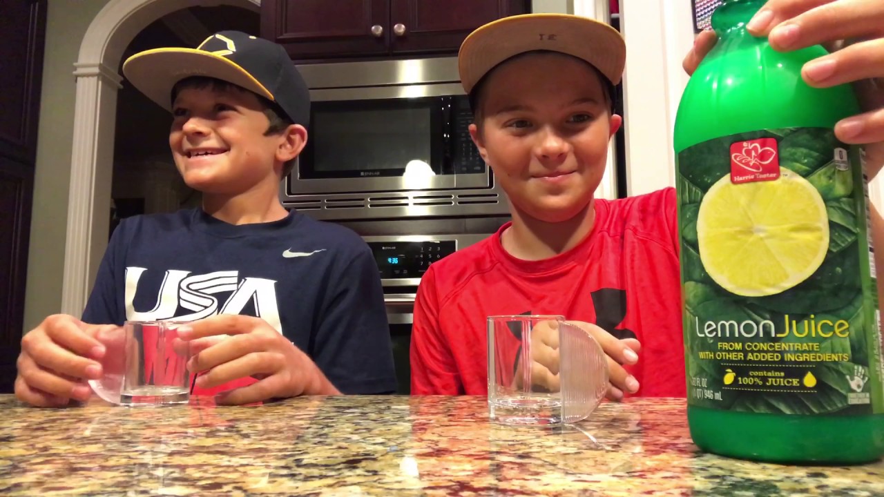LEMON JUICE SHOT CHALLENGE! YouTube