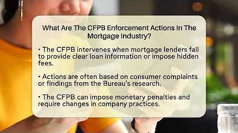 What Are The CFPB Enforcement Actions In The Mortgage Industry? - CreditGuide360.com