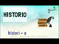 HISTORIO (substantivo em Esperanto)