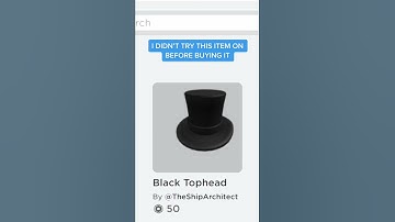 ALWAYS try on hats before buying! #ROBLOX