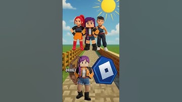 Minecraft Vs Roblox Build a Queen Run Challenge! #shorts #rumi #roblox #minecraft