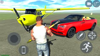 Indian Motorbike Rolls Royce Car and Cessna 172 Plane Open City Simulator - Android IOS Gameplay.