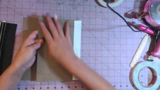 Summer stories tutorial part 2 - Album cover/binding