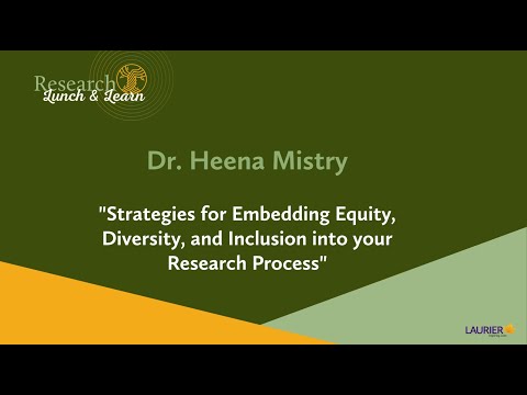 Lunch & Learn w/ Dr. Heena Mistry - 