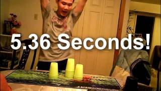 Details Sport Stacking Record: Cycle in 5.36 Seconds!!!! (March, 2011) News
