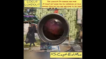 MY LOCUS LOADOUT for Call Of Duty Mobile. NOT FOR QUICK SCOPING.