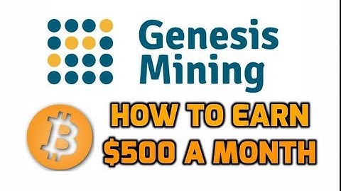 How To Earn $500 a Month With Genesis Mining | How To Make Money Online By Mining Bitcoin