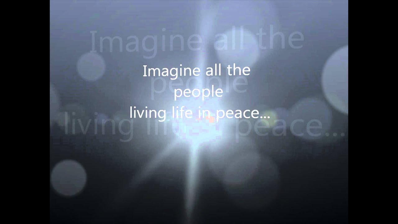 Imagine By JOhn Lennon Lyrics [HD] - YouTube