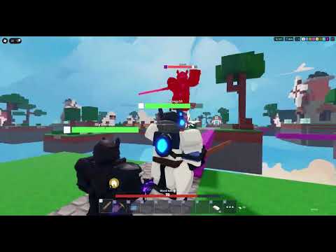 ROBLOX bedwars with freind.