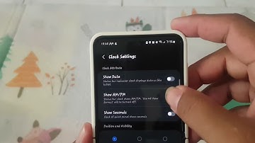Samsung Galaxy Z Flip 5: How to Show or Hide AM/PM on the Status Bar Clockr (Android 14)