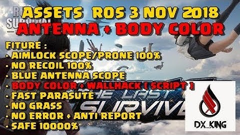 ASSETS ROS ANTENNA SCOPE + BODYCOLOR 3 NOVEMBER 2018