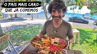 Provando comidas da Nova Caledônia @MundoSemFim