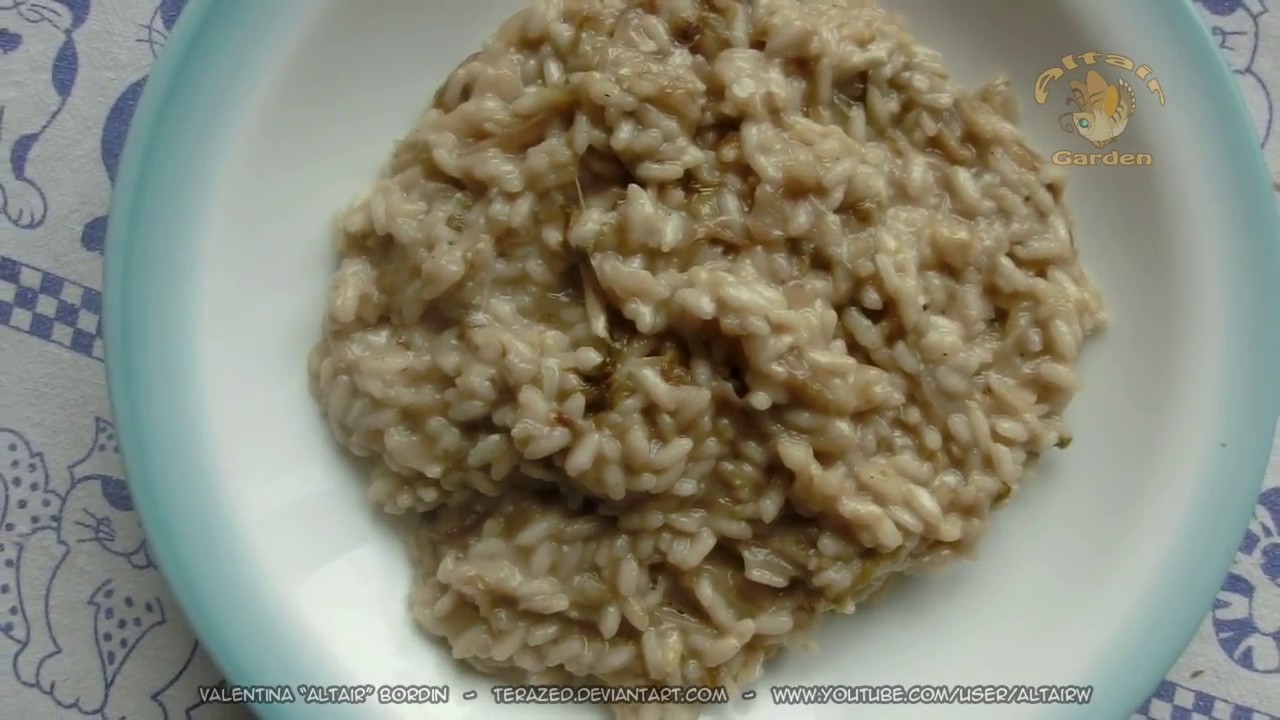 Recipe Risotto al Radicchio e Spaghetti English YouTube