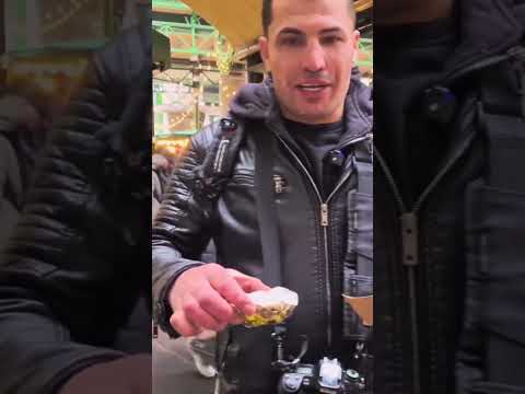 آكل الشوارع في لندن تجربة اكل المحار بدون طهي جربت آكل لاول مرة آكل آكل الشوارع ترند لندن بريطانيا