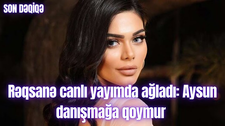 Rəqsanə canlı yayımda ağladı: Aysun danışmağa qoymur