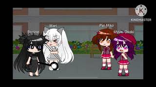 Paint♡Love Precure scene: Myuki tells Mari and Benine to stop taking color out of the world 