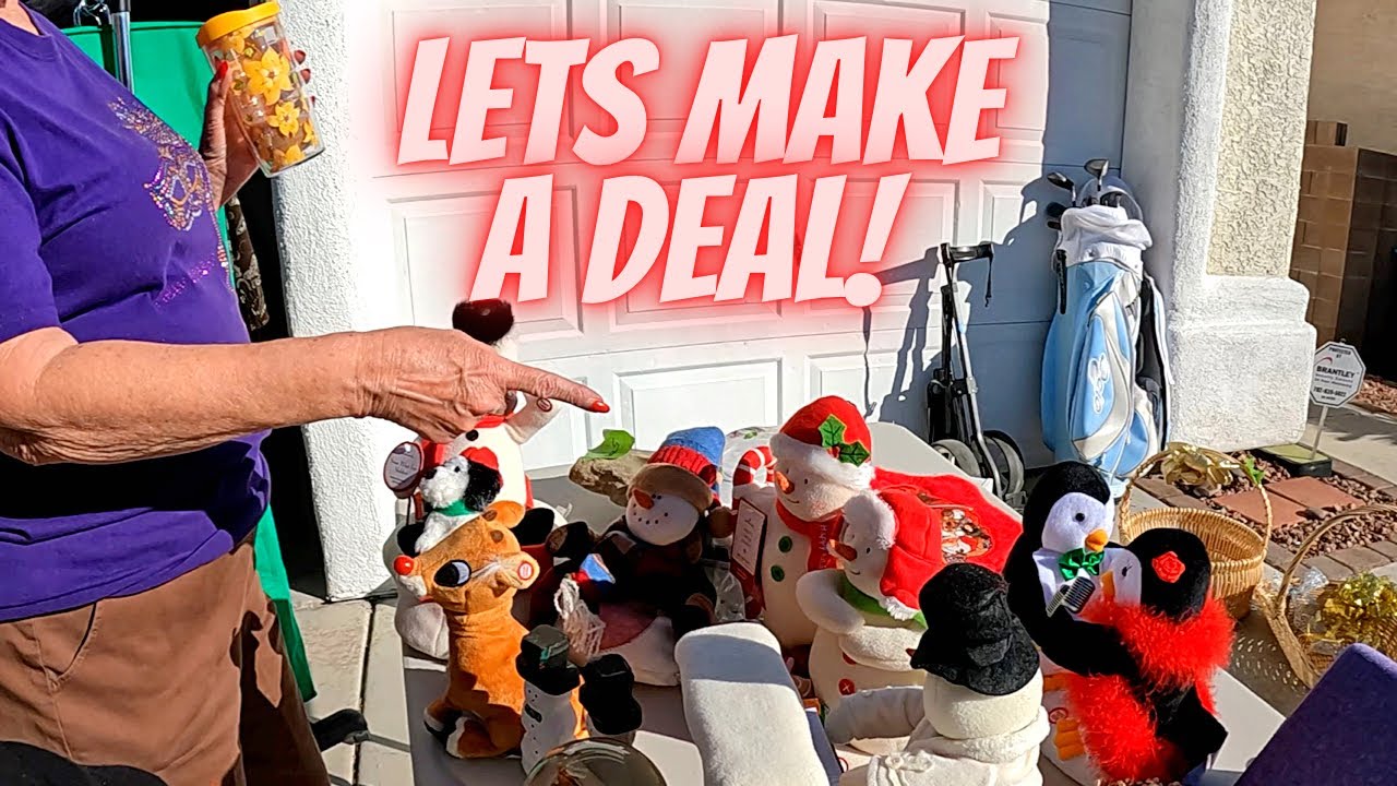 Wheeling and Dealing at Las Vegas Yard Sales YouTube