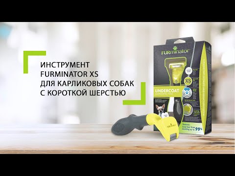 Инструмент FURminator XS для карликовых собак с короткой шерстью