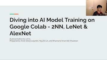 EEEB 4023 - 2NN, Lenet-5 and AlexNet AI Models Compared, on Google Colab