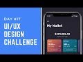 Design Crypto Wallet User Interface | DAY #17 UI/UX Design Challenge