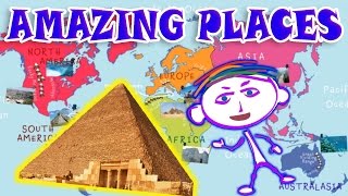 Geography Explorer: Amazing Places & Buildings - Lessons for Kids