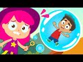 Rescue from dangerous BUBBLES adventure! Stop the Evil Witch! - Witch Stories for Kids