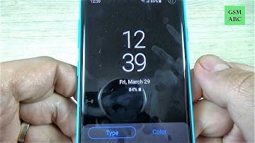 BIGGER CLOCK On Samsung Galaxy S10, S10e & Plus  (How to Set Up)
