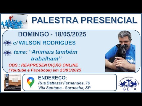 Assista: Palestra Presencial c/ WILSON RODRIGUES JR. (18/05/2025)