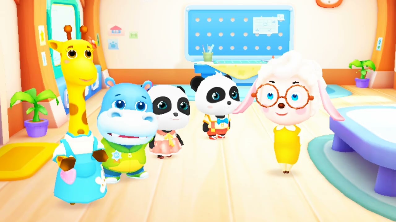 Babybus Panda School the babies cartoon video kit
