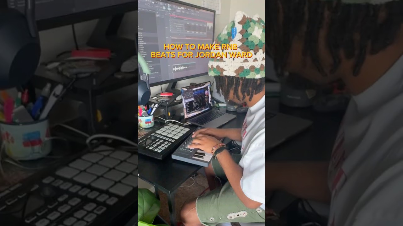 how to make RnB beats for Jordan Ward #musicproducer #producer #flstudio #edit