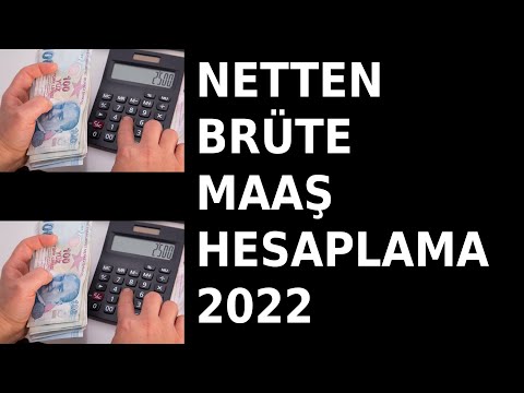 2022 Netten Brüte Maaş Hesaplama