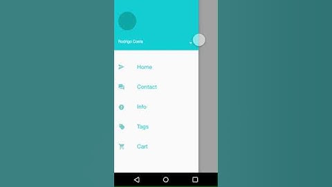 Side Menu with Adobe XD - Material Design
