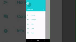 Side Menu with Adobe XD - Material Design