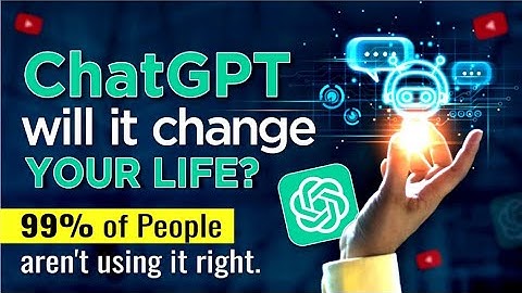 Chat GPT will Change your life | Some important things 99% don