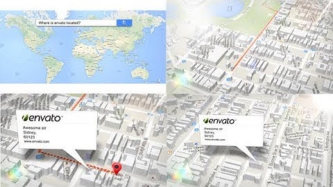 3D MAP GENERATOR ► [ AFTER EFFECTS TEMPLATES ]