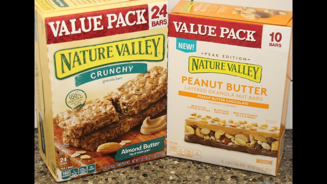 Nature Valley Crunchy Almond Butter and Peanut Butter Layered Granola