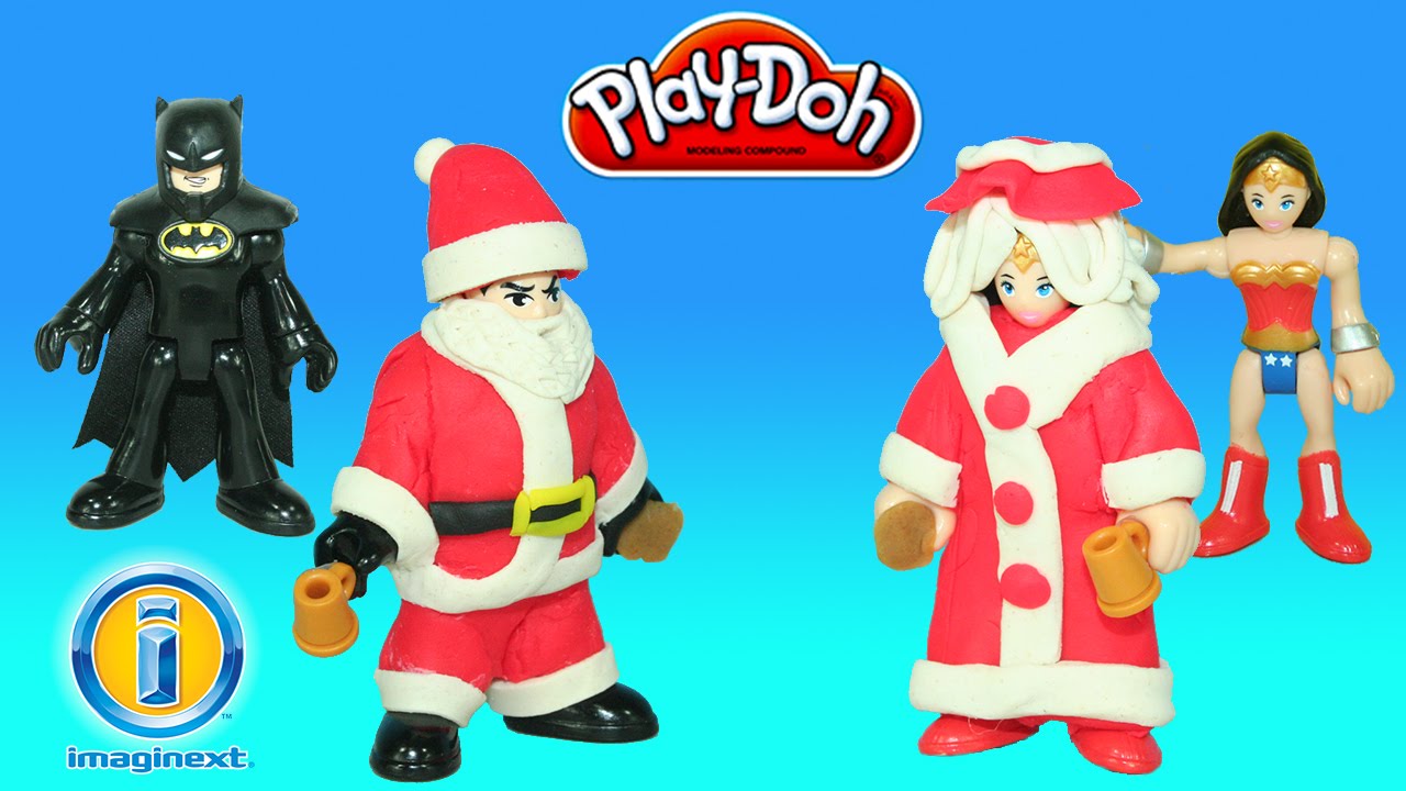 Play Doh Imaginext Christmas Costumes Santa And Mrs Claus From Batman play-doh-imaginext-christmas-costumes-santa-and-mrs-claus-from-batman