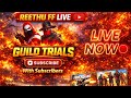🎯 Free Fire Live 🔴 Telugu | Guild Trials With Subscribers 👑- @ReethuFF - #RFF|