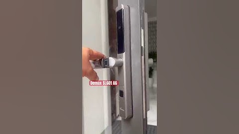 Demax SL601 AG - khoá thông minh cửa nhôm #demax #khoavantay #khoadientu #khoathongminh
