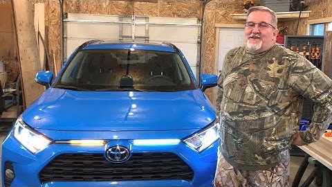 2020 Toyota RAV4 Hybrid XLE Daytime Running Light/Turn Signal mod Install/tutorial