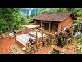 Timelapse : Building an Automatic Weaving System Powered by a Water Wheel with Primitive Materials