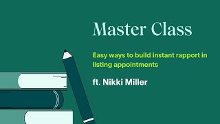 Easy ways to build instant rapport in listing appointments
