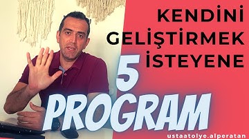Kendini Geliştirmek İsteyenlere 5 Program