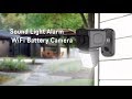 Sound Light Alarm Battery Type WiFi Camera