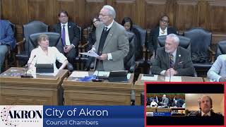 City of Akron Council Meeting - 11.3.2025