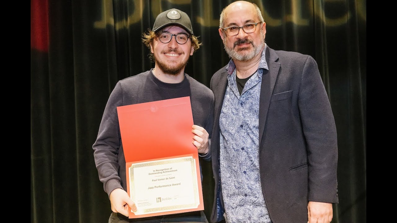 PAUL VANIER - Jazz Performance Award - BERKLEE COLLEGE OF MUSIC BOSTON