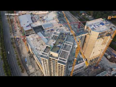Video Siêu dự án Lotte Mall Tây Hồ tiến hành lắp 