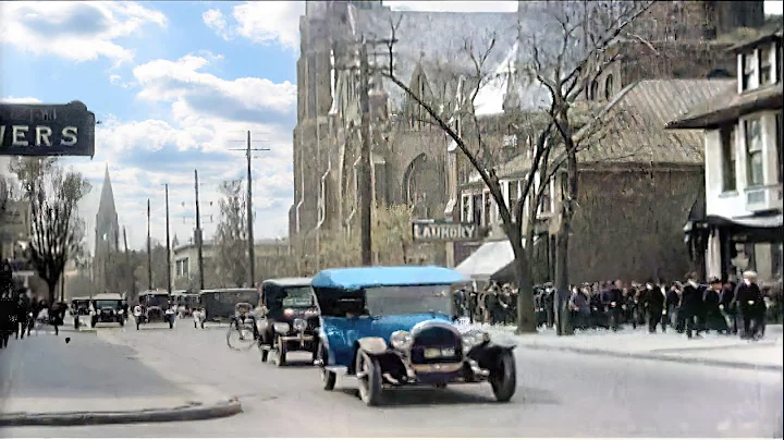 Detroit, Michigan 1920s in color [60fps, Remastered] w/sound design added - DayDayNews
